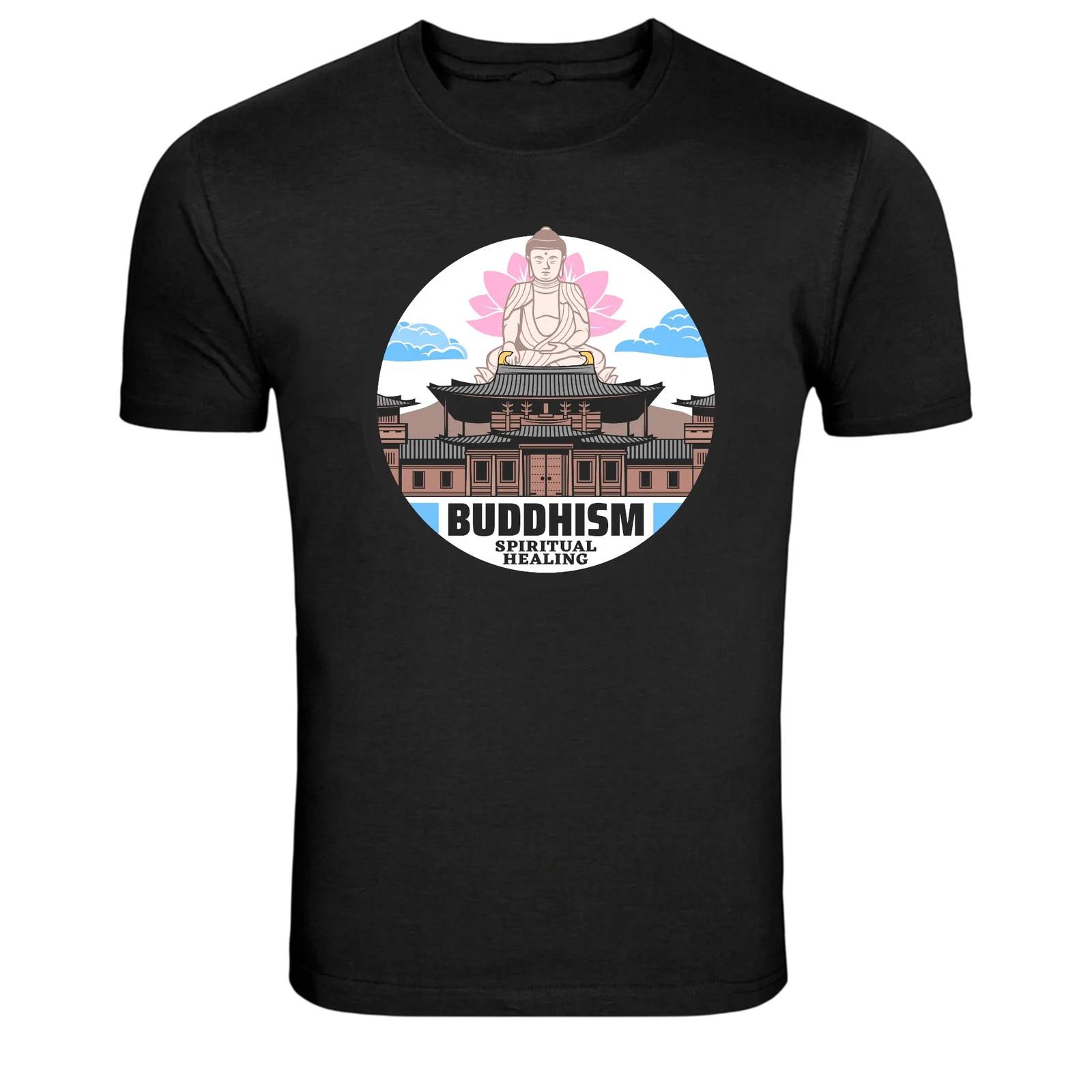 Buddhism Spiritual Healing Buddha Temple Meditation T Shirt XXXXL