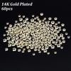 1set 60pcs 3 style Brass Spacer Beads Flat Round/Disc   golden  4~6x2~2.5mm Hole: 1.4~2mm 20pcs/style