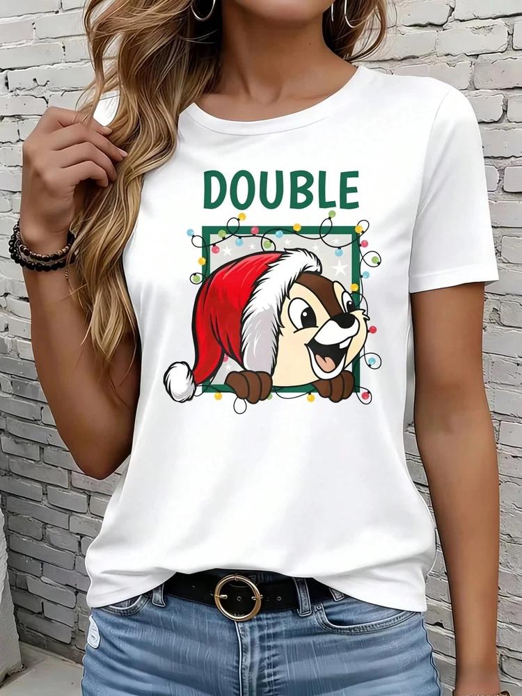Double Christmas Chipmunk Holiday TShirt Unisex S