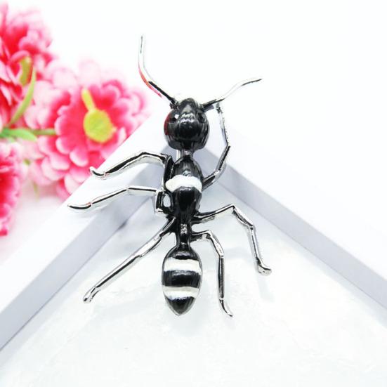 Fashion Unisex Ant Alloy Brooch Pin Badge Suit Lapel Jacket Clothes Accessory