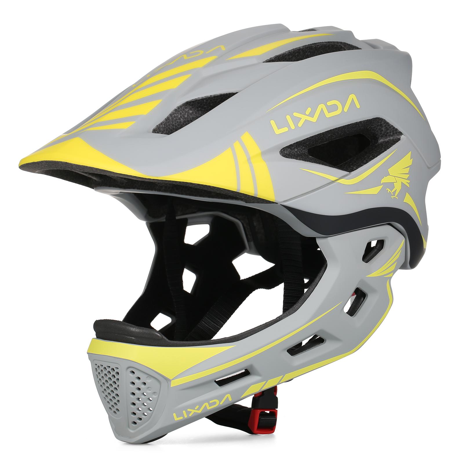 Lixada Детский съемный шлем для лица Детский спортивный защитный велосипедный шлем Защитное снаряжение для велоспорта скейтбординга роликовых коньков