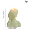 3D Candle Closed Eye Girl Cover Eyes Girl Statue Candle Ornaments Plaster Statue Aromatherapy Candle For Handmade Home Decoratio