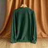 Loose Men's Linen Long Sleeve Shirt Casual Stand Collar Top Color Men's Casual Shirt Comfortable Breathable Summer Wear