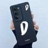 For Xiaomi Redmi 15 5G Cover Case Cute Initial Letters Couple Silicone Soft Matte Phone Bumper for REDMI15 5G Shockproof Casing
