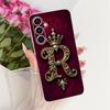 For Samsung Galaxy S23 FE Case S23 Plus Cute Crown Letters Cover Soft Slim Phone Case For Samsung S23 Ultra S 23 S23+ Funda Bags