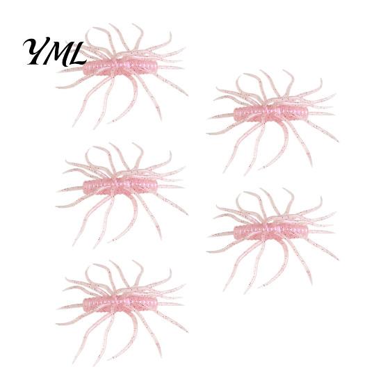 Leurre Artificiel de Pêche 1/3/5 Pièces 9.5cm/9g Flottant Souple avec Multi-Tentacules, Appât Bionique Réaliste Topwater à Multi-Tentacules, Swimbait pour Eau Douce