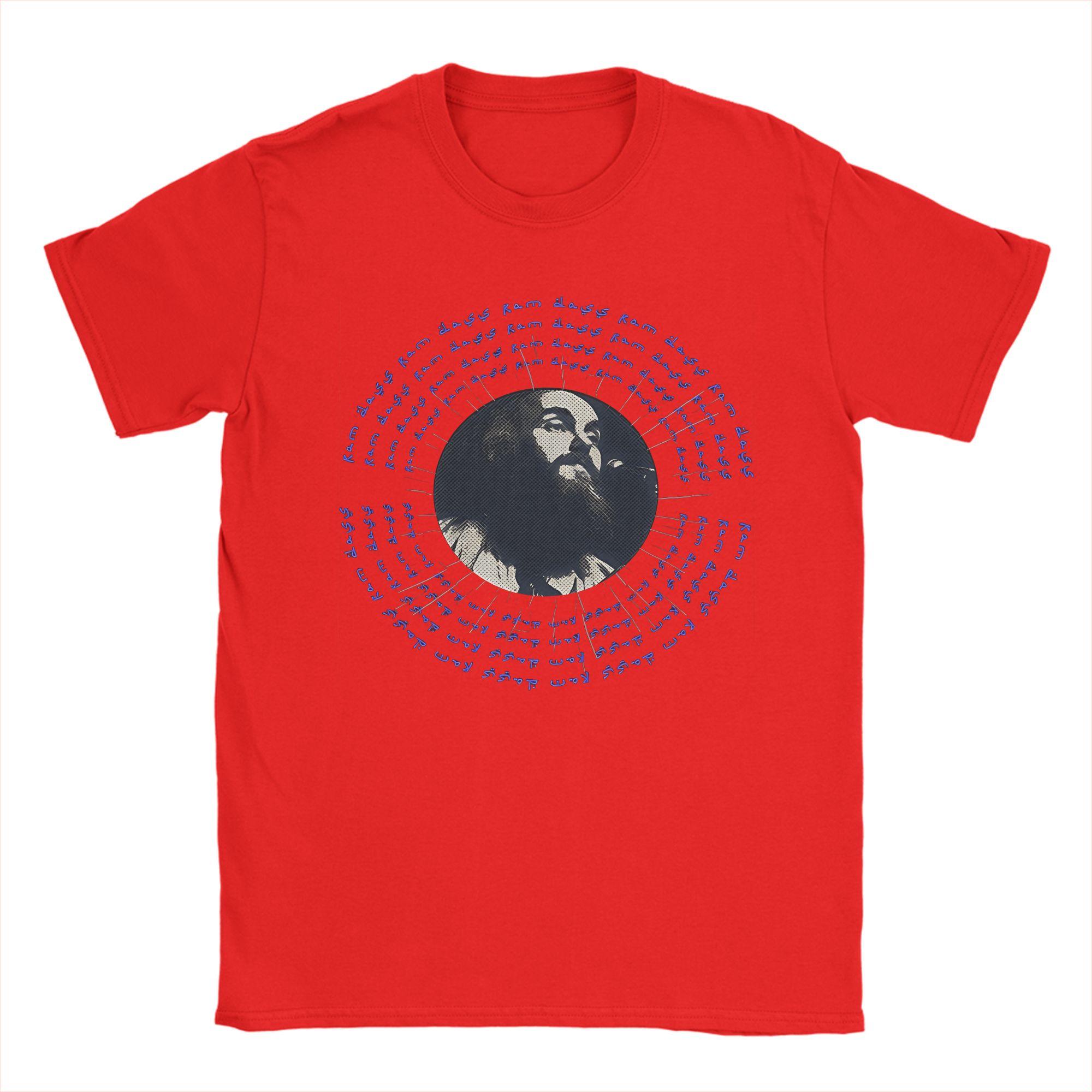 Ram Dass Sacred TShirt Summer Popular TShirts Couple Cotton Round Neck Plus Size Tees Short Sleeve Classic Tshirt S