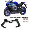For YZF-R7 YZFR7 2025 2024 2023 2022 Motorcycle Fixed Wing Cover Aerodynamic Frame YZF R7 New Wing Air Guide Spoiler Aileron