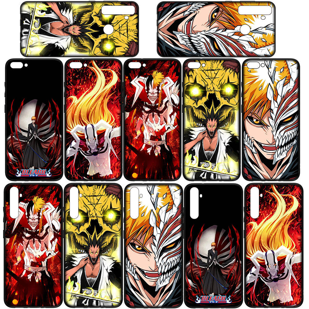 For iPhone 16 15 Xiaomi Redmi Note 14 13 12 11 Pro Max X 8 16e Samsung Galaxy S25 S24 S23 Moto OPPO Bleach Zaraki Kenpachi Kurosaki Ichigo Phone Case