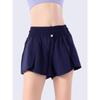 New Women's Quick-Dry Two-Piece Sports Shorts - Loose, Drawstring, Anti-Exposure Yoga & Fitness Pants.