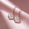 Camellia Ear Hooks Women's Niche Versatile Temperament Daily Earrings Korean Simple Autumn and Winter Ear Drops Fashion Accessories