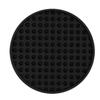 6 Pcs Black Grey Drink Coaster 3.9x3.9 In Non Slip Coaster Heat Resistant Coaster  Stone Table