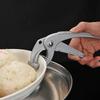 Ergonomic Handle Heat Resistant Tongs Clamp Aluminum Hot Plates Gripper Bowl Holder Clip Multipurpose Nut Cracker Tool