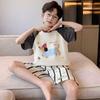 Kids' Cartoon Pajama Set - Summer 2026: Boys' Medium & Large Short Sleeve & Shorts