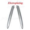 735455041 735455042 Car Front Bumper Upper Molding Chrome Carbon Trim Replacement for FIAT 500 2007‑2015 Car Exterior Parts