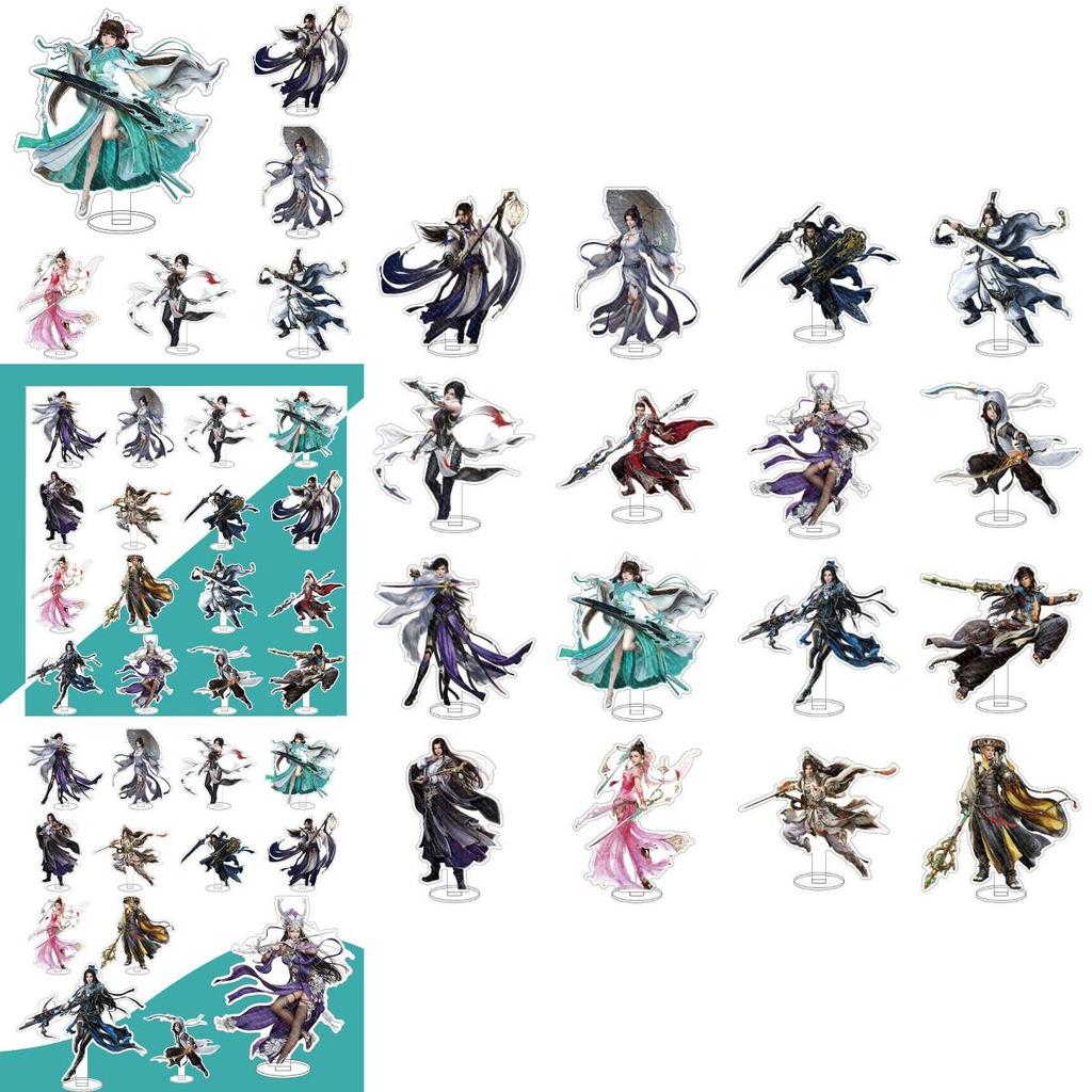 Charming Online Game Swordsman Love Character Acrylic Display For Collectors