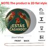 2D Flat - 1pc, 7.87X7.87 Inch Round Aluminum Sign, Vintage Aluminum Plaque about "Do You Poop", Funny Chicken Themed Decorative Sign, Suitable for