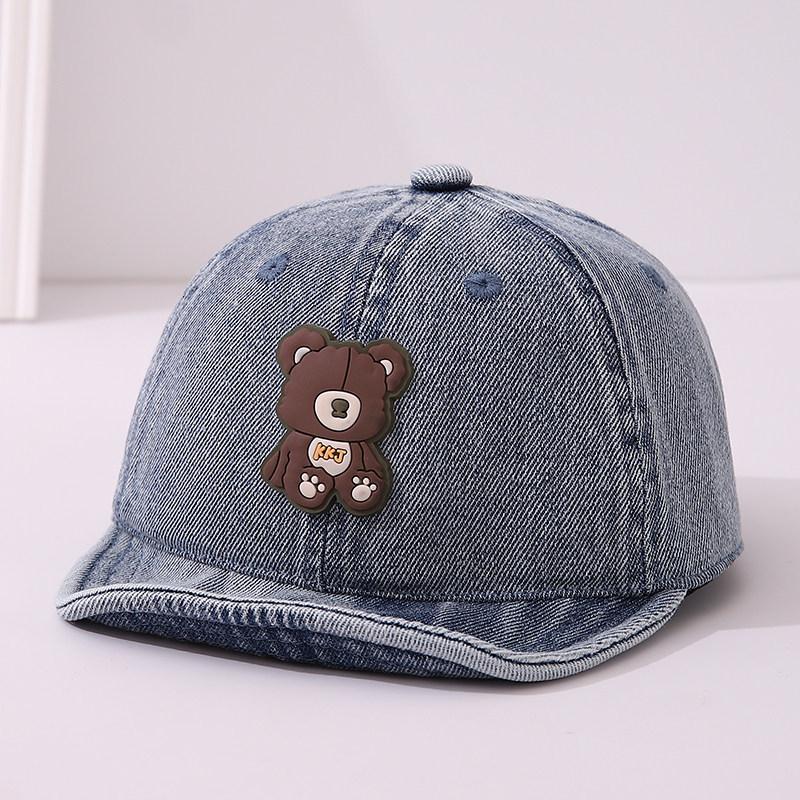 Casquette de Baseball en Jean Style Coréen INS pour Bébé - Chapeau à Visière Souple pour Garçons et Filles, Printemps/Automne