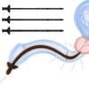 Men's Long Hollow Guide Plug Syringe Injection Multi-purpose Urethral Tube Silicone Horse Eye Urethral Stick Urethral Dilator18+