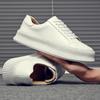 Fashion Fashion Cow Leather Casual Sneakers Men Spring Autumn Solid Color Increase Board Shoes Male Designer Platform Zapatos Hombre