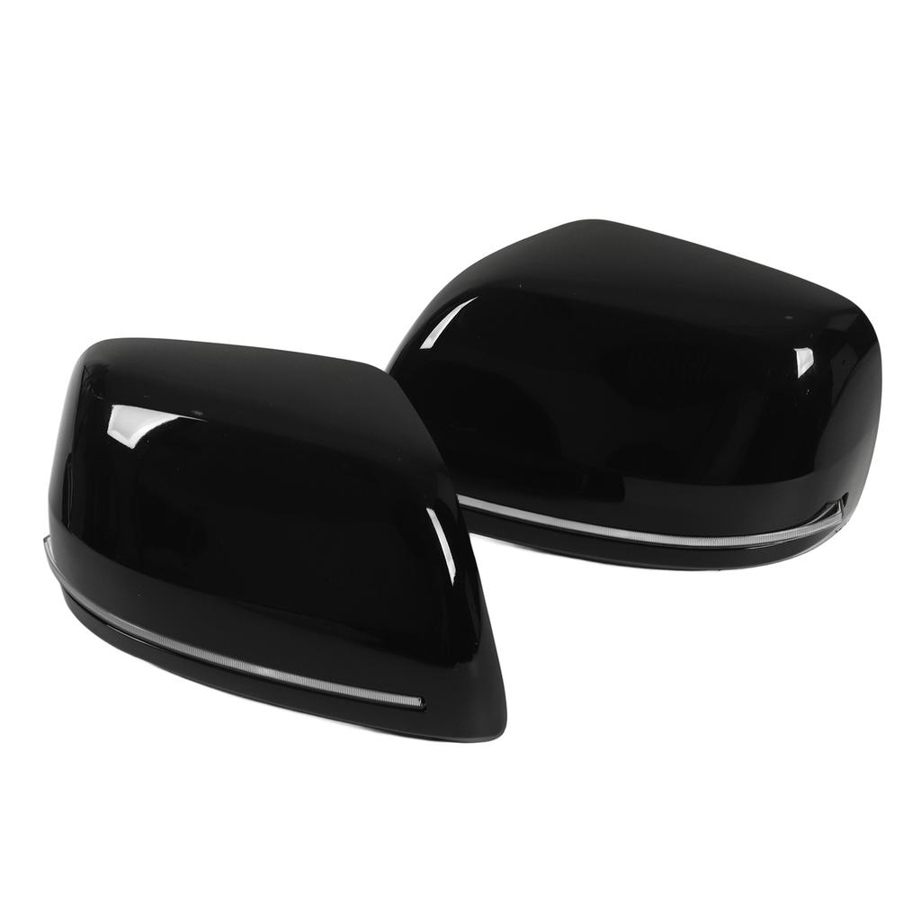 2PCS Car Rrview Mirror Cover with LED Turn Signal Light Replacement for   200 LC200 FJ200 20162019