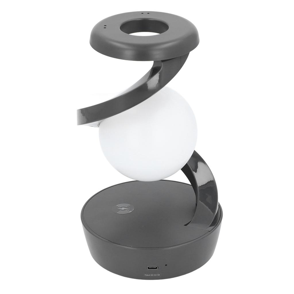3D Floating Ball Light Wireless Charging Levitating Spiral LED Table Lamp Night Light for Bedroom