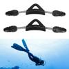 2PCS Diving Spring Fin Strap Stainless Steel Diving Fin Heel Strap with Quick Release Buckles for   Diving