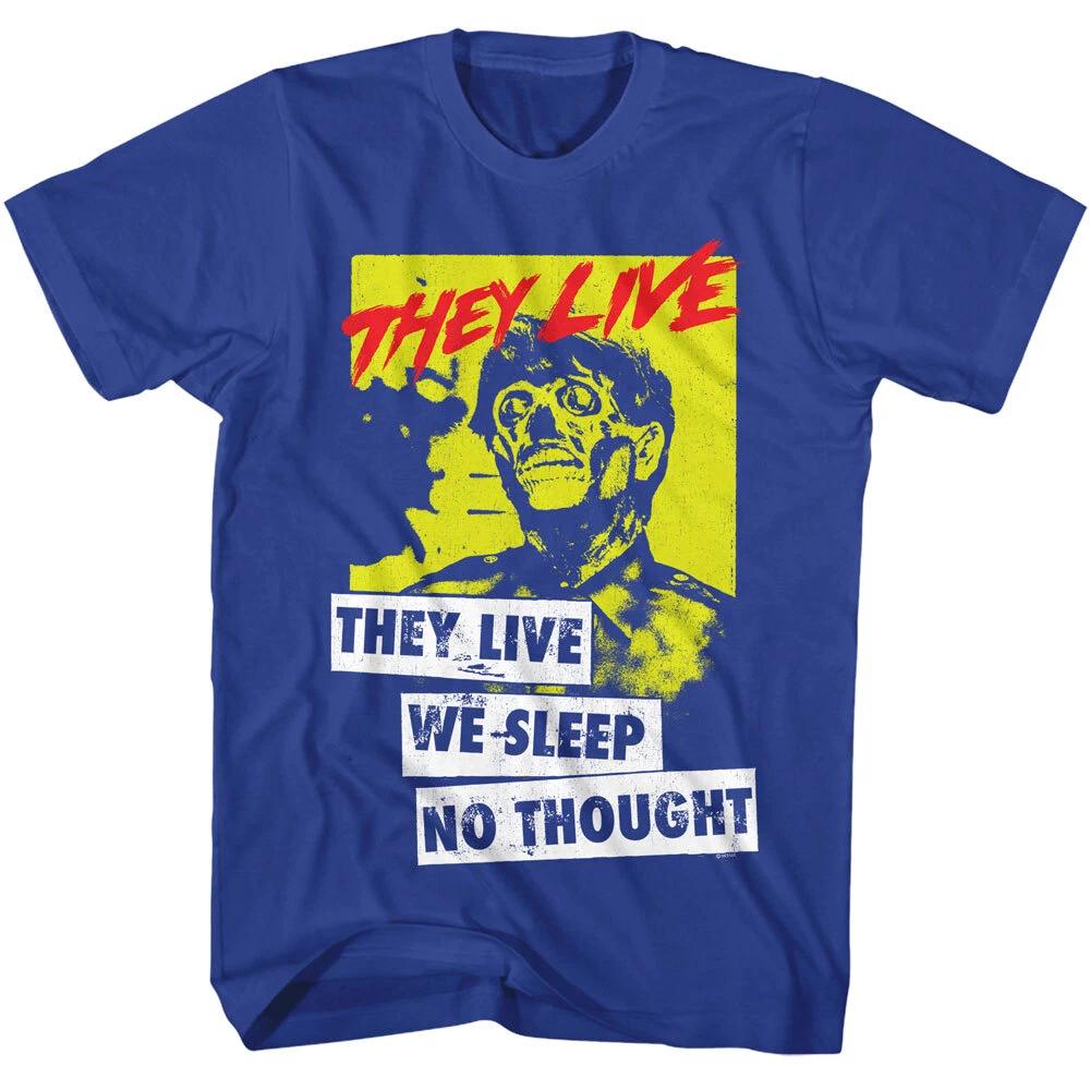 John Carpenters Horror Movie They Live We Sleep No Thought Men s T Shirt L