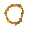 Natural Baltic Amber Raw Stone Freeform Honey Wax Bracelet for Adults