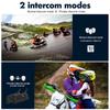 V6 Pro 1500M Motorcycle Helmet Intercom - Bluetooth 5.0, DSP Noise Cancellation, 6-Rider Group Chat, Waterproof