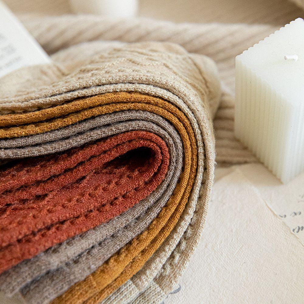 Ciorapi lungi de iarnă călduroși, casual, termici, vintage, confortabili, pentru femei, ciorapi uni din lână cașmir