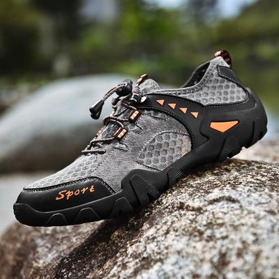Large Size Summer Net Mountaineering Men's Shoes Outdoor Sports Mesh Breathable Leisure Outdoor Travel Shoes 2021 New