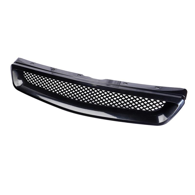 JDM Car Front Bumper Mesh Hood Grille Fit For Honda 96-98 Civic EK EJ Type R