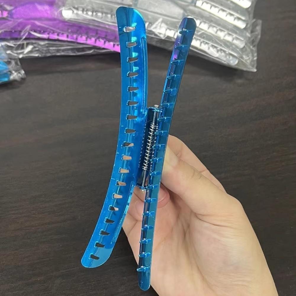 6Pcs Durable Wave Hair Clips Aluminum Alloy Hair Fixed Hairclips New Barber Hair Clip Makeup