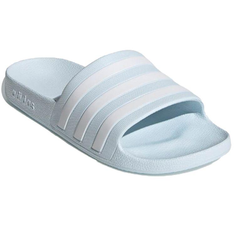 Adidas Adilette Aqua Slide Halo Blau Damen Sneakers Wolkenweiß