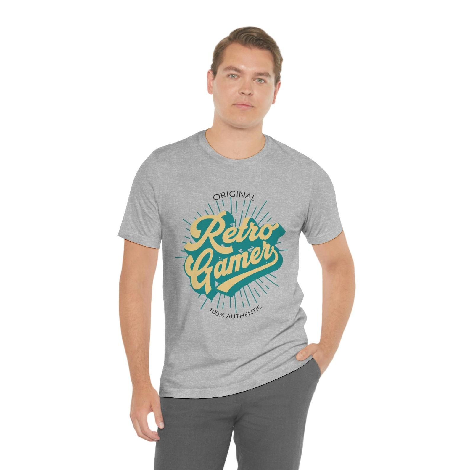 Original Retro Gamer Tee: Vintage-inspired Gaming Shirt S