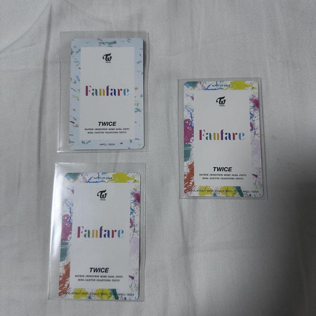 [USED] TWICE FanFare Regular Edition Jihyo Trading Card High Touch All CD
