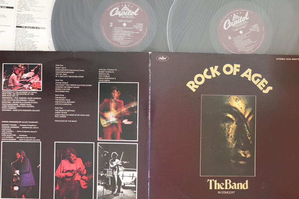 LP Record BAND - Rock Of Ages: The Band In Concert ECS4007273 CAPITOL 1978 Japan Rock Used
