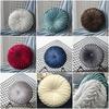 Luxurious Plush Pleated Round Pumpkin Pillow Soft Touch Couch Cushion Floor Decor