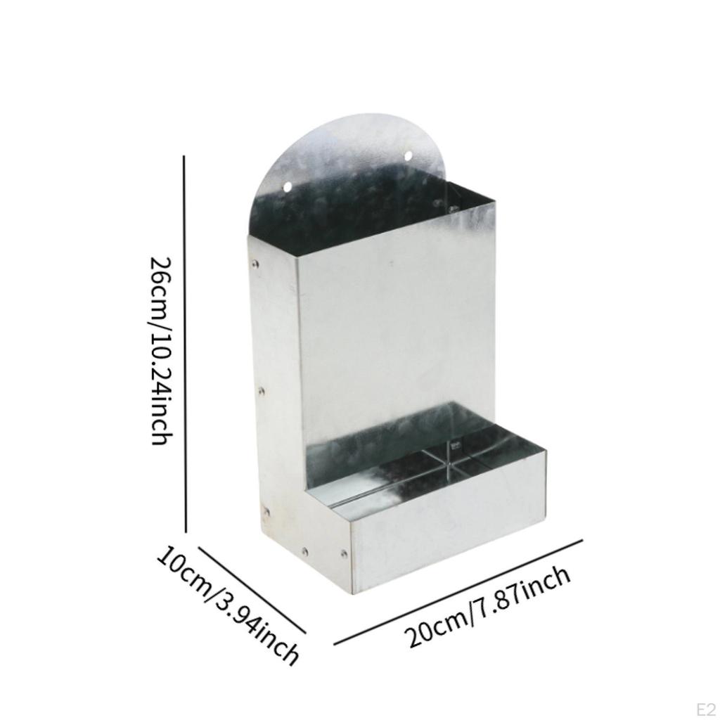 Poultry Feeder,Chicken Feeder,Easy To Install,feed Trough Outdoor Food Dispenser Hanging for Chicken