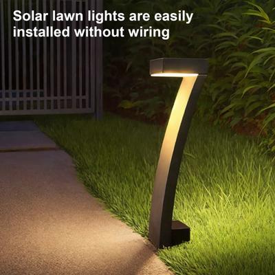 Lampe LED Solaire d'Extérieur Super Lumineuse IP65 Résistante aux Intempéries Allumage/Extinction Automatique Facile à Installer Lampe Solaire Décoration de Jardin
