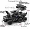 1:32 Conqueror DongFeng MengShi Models Cars Toys Alloy Diecast Pull Back Doors Opened Miniature Armored Vehicles Perfect Gifts