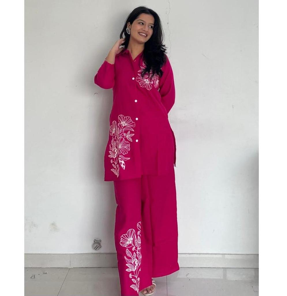 Dámská designová kurta, kalhoty a šňůrka, indický bollywoodský top, tunika, kurti, šaty z čisté bavlny