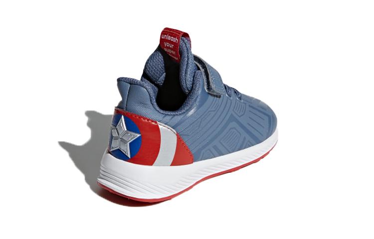 adidas Rapida Run Avengers I Breathable Low Top Toddler Shoes Blue Red Infant And Toddler AH2652
