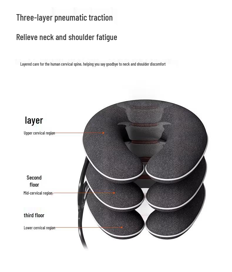 Zhuochen Inflatable Cervical Traction Device: Neck Brace & Protector for Cervical Spondylosis Correction