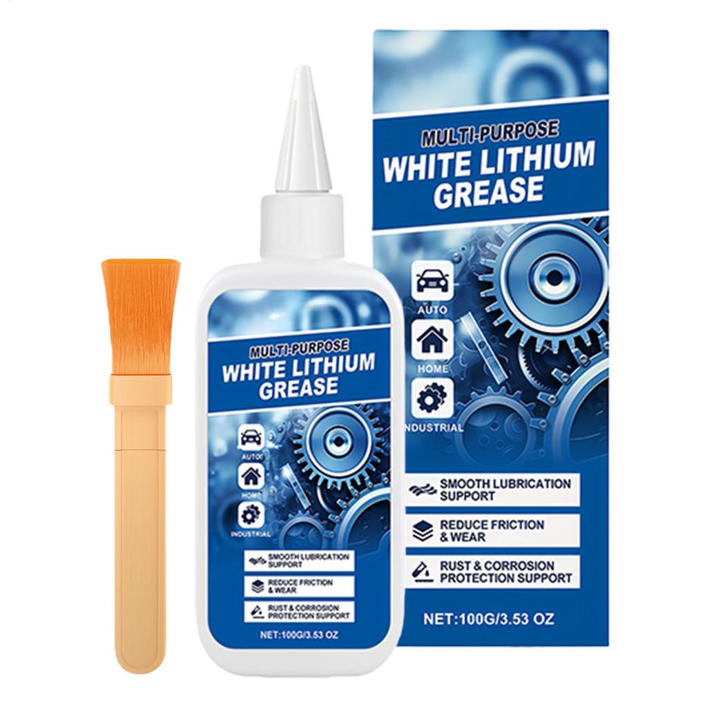 100g Grease Lubrication Waterproof Sealing Silicone Grease Lubricant Automobile Gear Valve Chain Maintenance Repair Tool