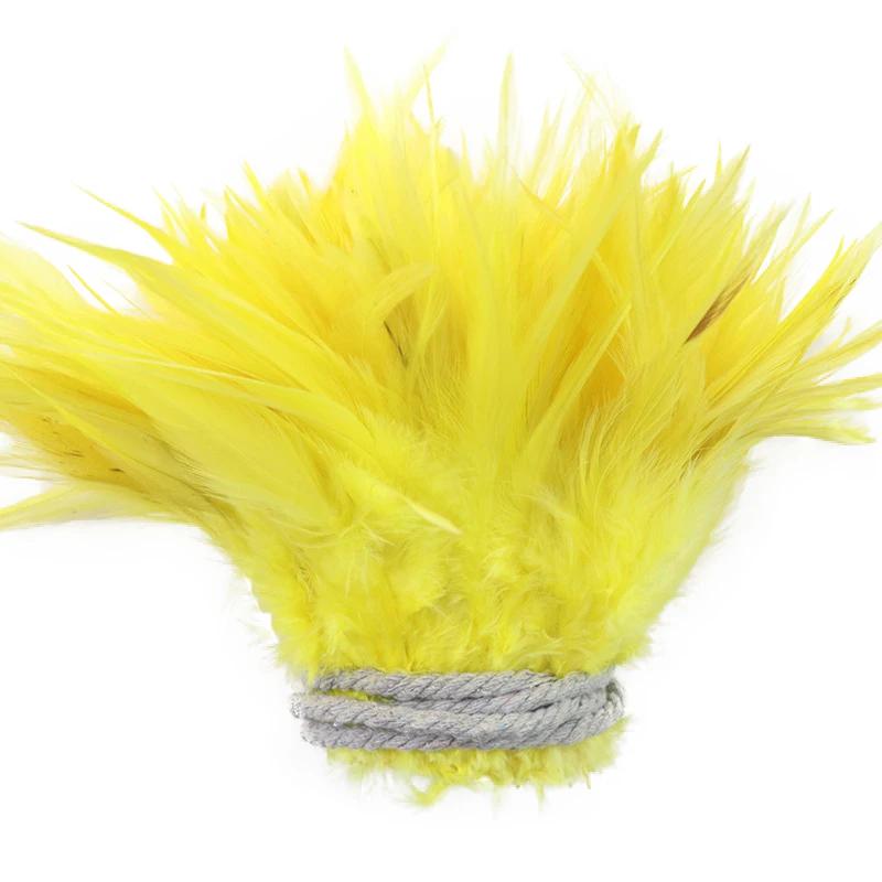 1 Roll Natural Pheasant Feathers for Crafts Jewelry Needlework Decoration Fly Tying Materials Chicken DIY Handicraft Accessories