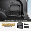 Per Toyota RAV4 2020-2025 Scatola portaoggetti lato destro in ABS Nero Vassoio organizer con imbottitura morbida Accessori interni auto Protezione