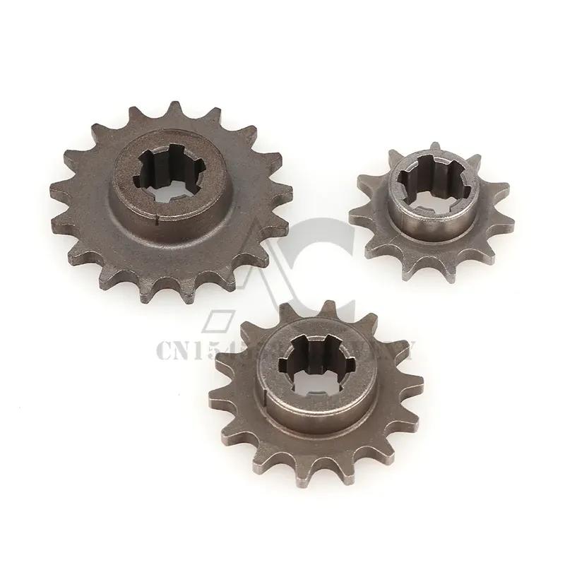 49cc 43cc T8f Tooth Pinion Children's Atv Chains Mini Dirt Pit Bike 11  14 17 20 Tooth 2 Stroke Bike Moto Pocket Bike Sprocket