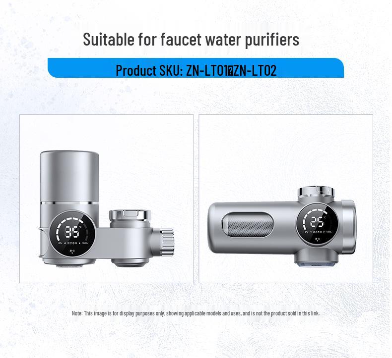 Universal Ultrafiltration Anti-Scale Faucet Water Filter Cartridge - Washable Kitchen Tap Accessory